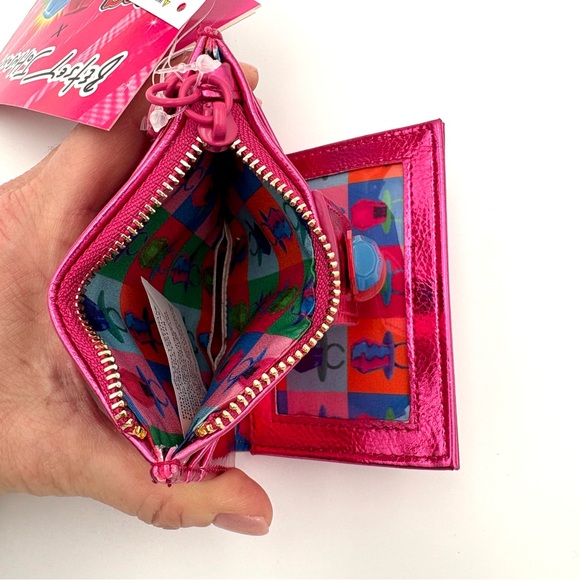 Betsey Johnson Ring Pop Blue Raspberry Bag + Matching Card Case - Picture 6 of 16